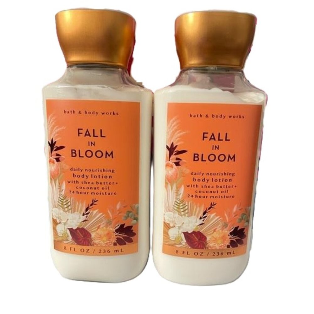 Bath and Body Works FALL IN BLOOM Body Lotion Set of 2